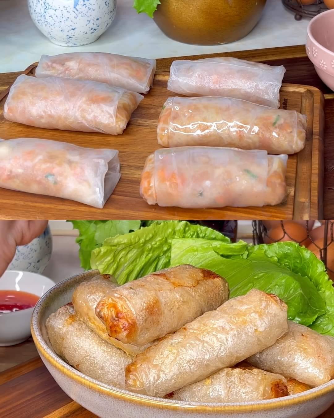 Fresh Chicken and Vegetable Spring Rolls: A Light and Flavorful Delight Fresh Chicken and Vegetable Spring Rolls: A Light and Flavorful Delight
