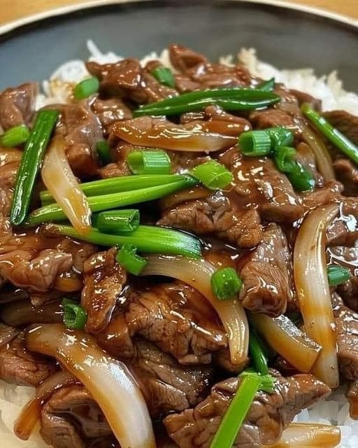 Chinese Beef and Onion Stir Fry Chinese Beef and Onion Stir Fry