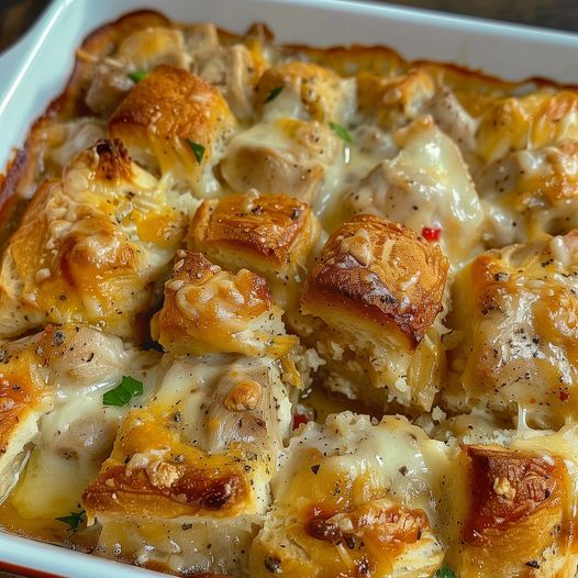 Chicken Bubble Biscuit Bake Casserole Chicken Bubble Biscuit Bake Casserole