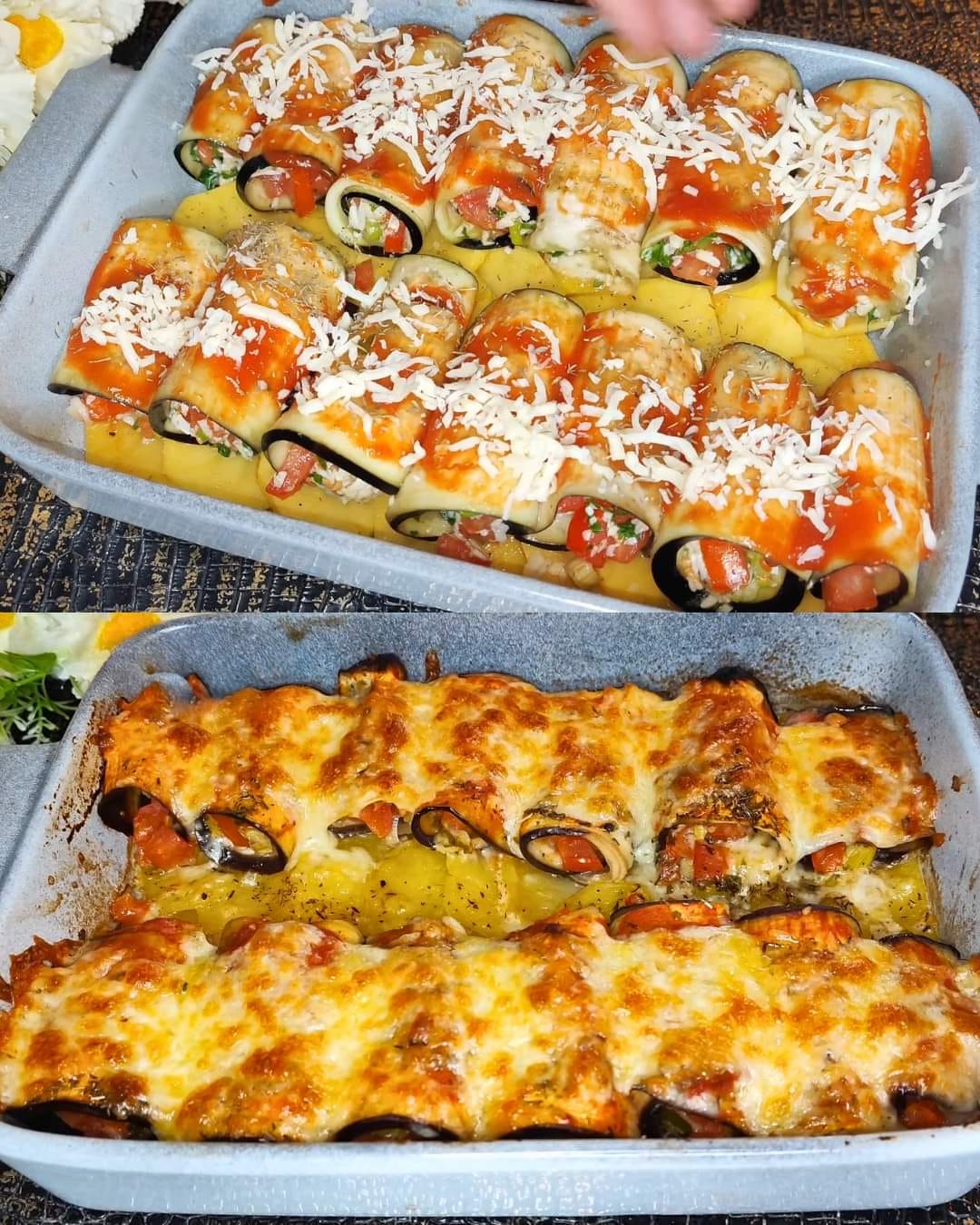 Delicious Layered Vegetable Bake Delicious Layered Vegetable Bake