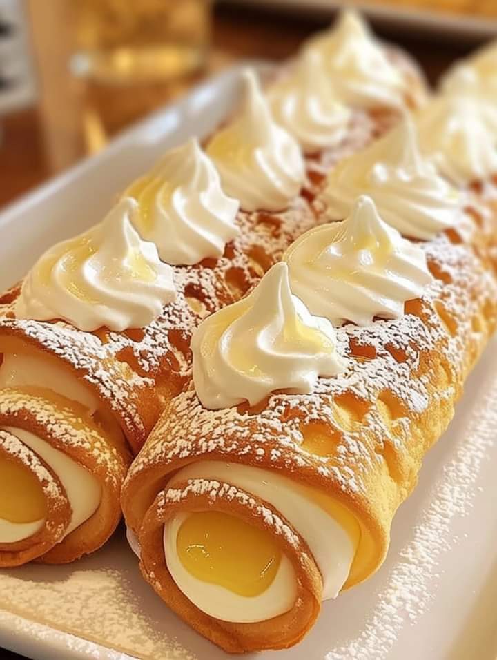 Zesty Lemon Meringue Pie Cannolis Zesty Lemon Meringue Pie Cannolis