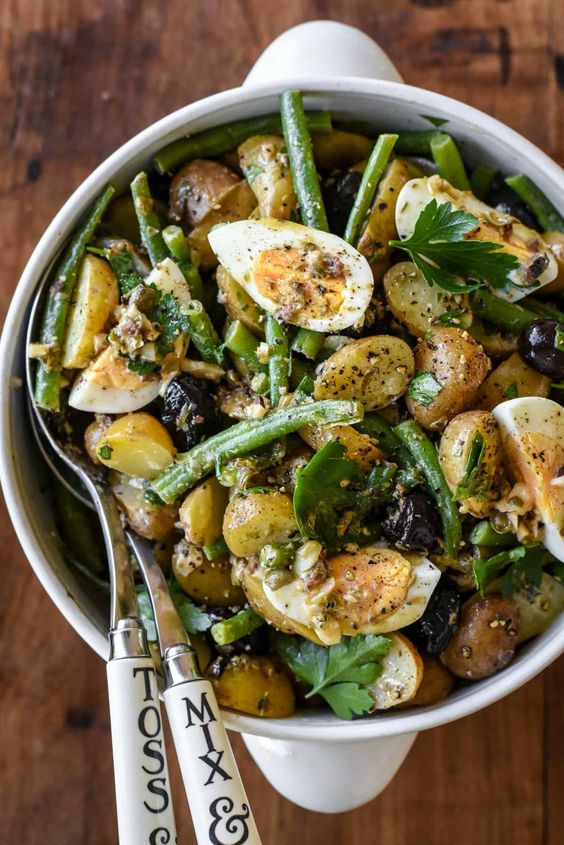 French-Style Potato and Green Bean Salad French-Style Potato and Green Bean Salad